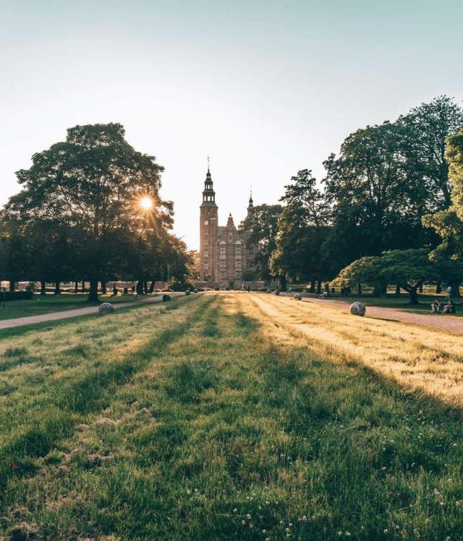 Rosenborg Castle in King's Garden, Copenhagen.