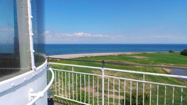 View over island Vejrø, Denmark